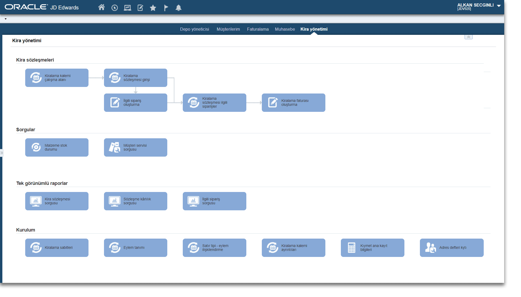 Process Menu